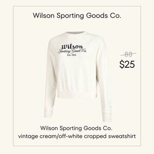 Wilson Sporting Goods Co. Vintage Sweatshirt